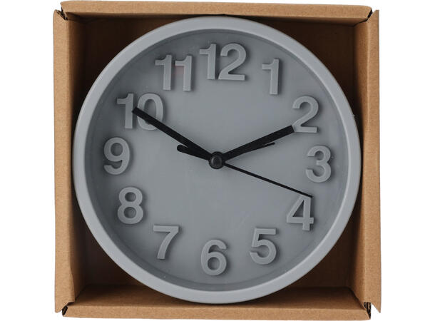 Vekkerklokke 13x5cm 3D-tall 4ass Batteri: 1xAA ikke inkl 