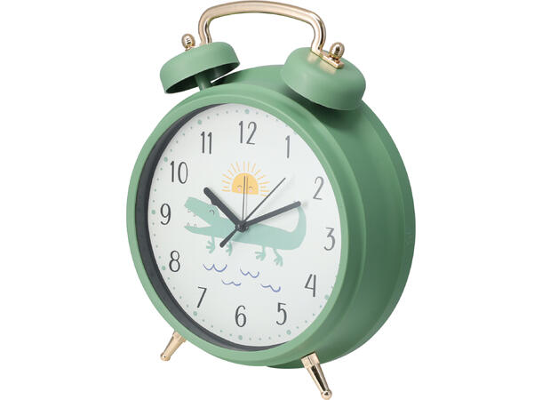 Vekkerklokke barn pastell 24x7x30cm 4ass 