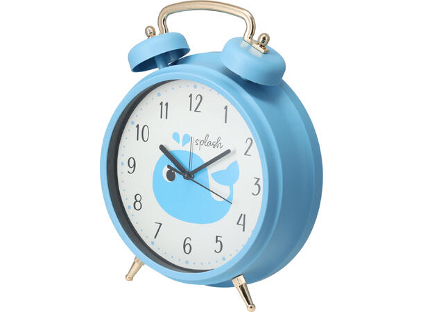 Vekkerklokke barn pastell 24x7x30cm 4asx Forpk 8stk 