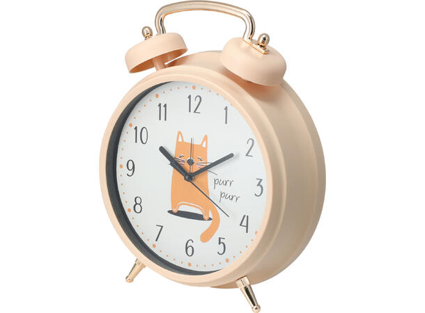 Vekkerklokke barn pastell 24x7x30cm 4asx Forpk 8stk 