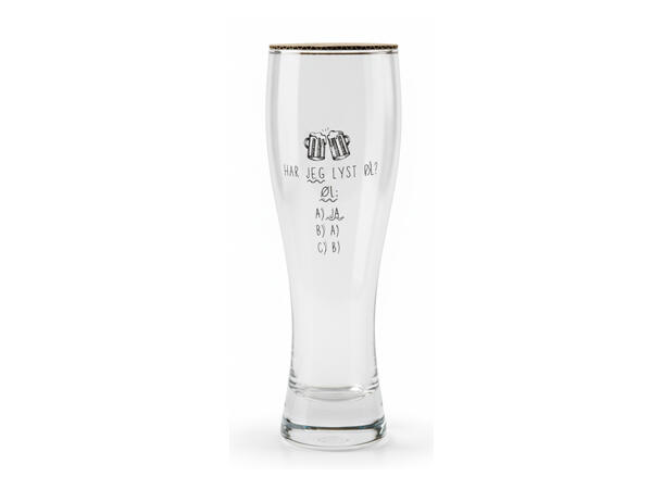 Ølglass m/coaster Har lyst på 0,5l 21cm 