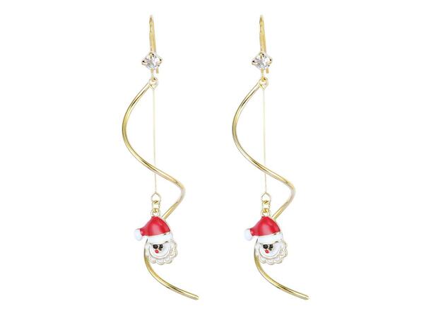 Ørering nisse spiral par I Gaveeske Sink uten kadmium, nikkel, bly 