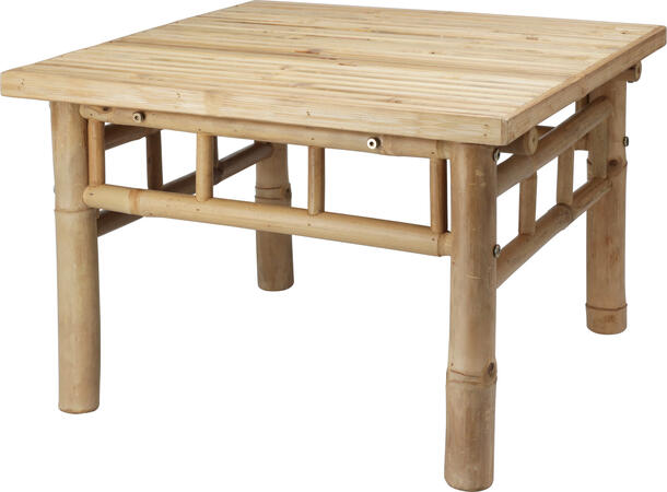 Bord bambus naturfarget 57x57x38cm 