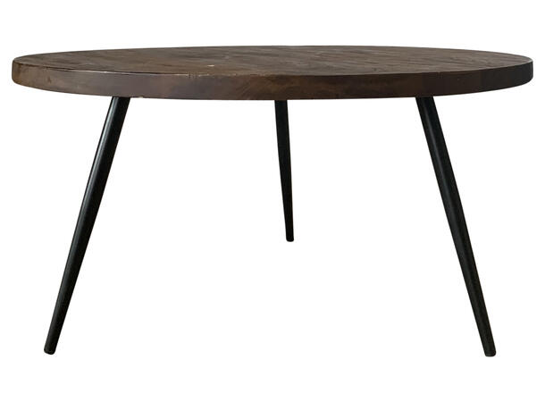 Bord tre metall natur/sort 75x75x40cm 