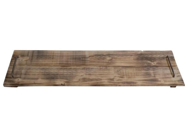 Brett Lysfat trefat/metall 80x20,5x7cm 