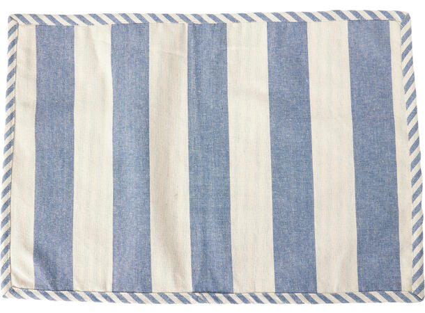 Dekkebrikke stripet bomull 48x33cm 4ass 
