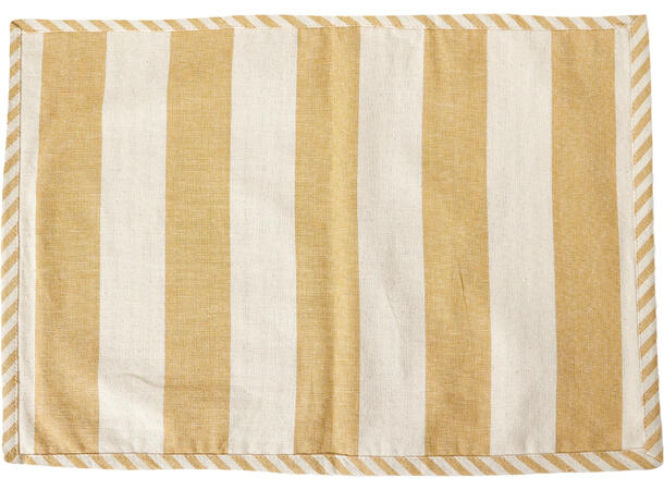 Dekkebrikke stripet bomull 48x33cm 4ass 