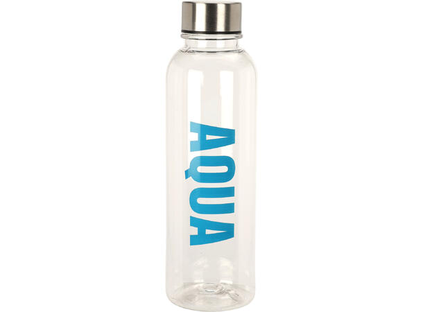 Drikkeflaske AQUA 500ml h:21cm 6ass Materiale:PP Vekt:73gram 