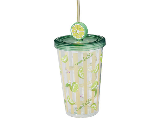 Drikkeglass frukt PS 600ml 3ass 