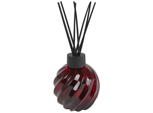 Duftolje Jul 800ml rød glass 12x39cm Diffuser 