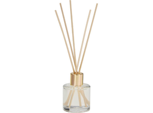 Duftolje glass rutet 5,5x21cm 50ml 4ass Display 24stk 