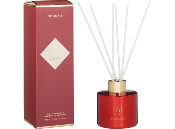 Duftolje gull rød sølv7x7,5cm 100ml 3ass Forpk 12stk 