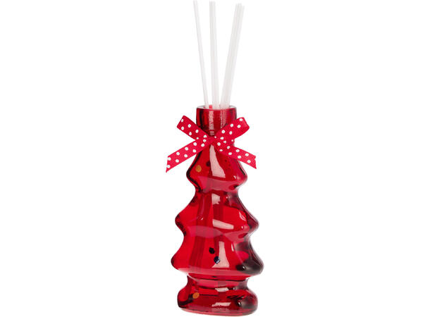 Duftolje juletre glass 16cm 100ml 2ass: Krydderbær og Furuskog 