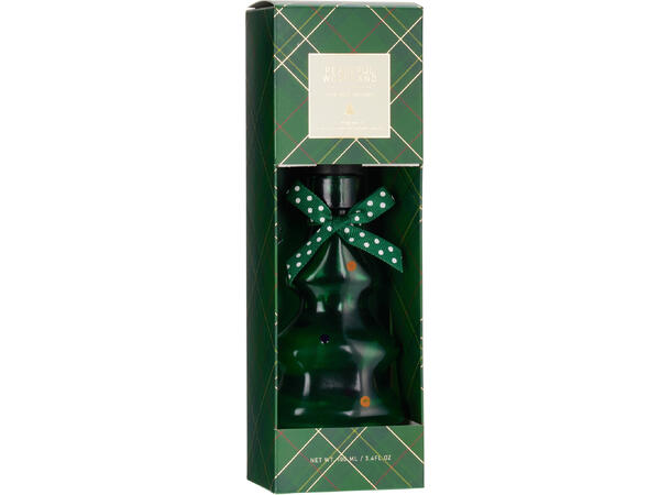 Duftolje juletre glass 16cm 100ml 2ass: Krydderbær og Furuskog 