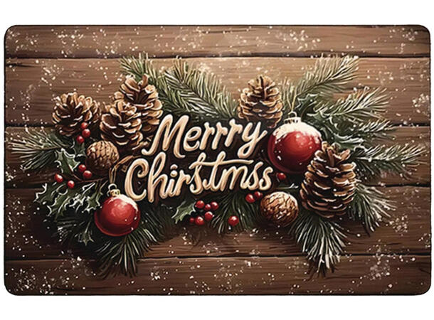 Dørmatte sensor jul pv material 34x24cm Batteri 2xAA Carbon batteri utskiftbare 