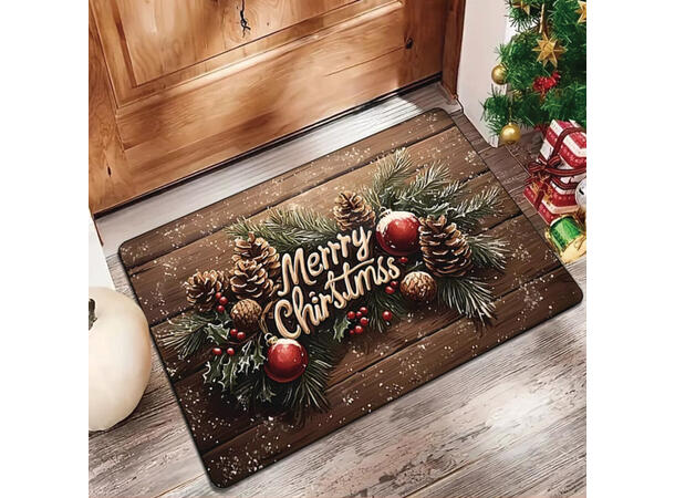 Dørmatte sensor jul pv material 34x24cm Batteri 2xAA Carbon batteri utskiftbare 