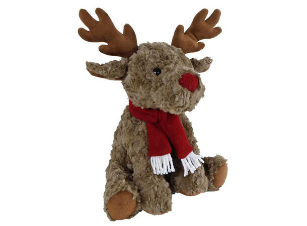 Elg brun plysj skjerf Take Me Home 28cm 