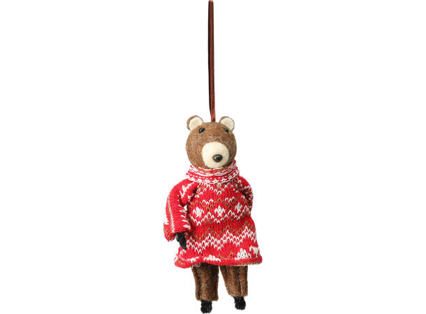 Figur dyr av filtstoff 11x15cm 6ass Display med 12stk 