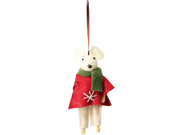 Figur dyr av filtstoff 11x15cm 6ass Display med 12stk 