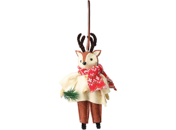 Figur dyr av filtstoff 11x15cm 6ass Display med 12stk 