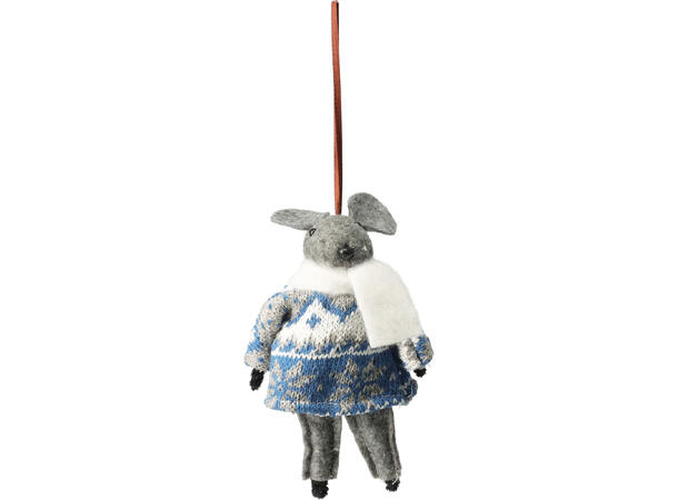 Figur dyr av filtstoff 11x15cm 6ass Display med 12stk 