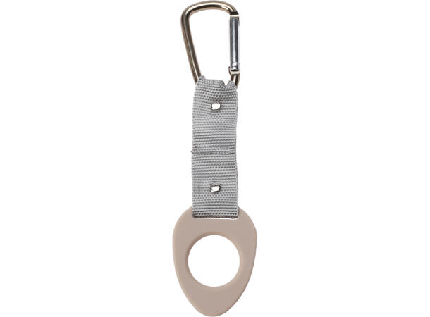 Flaskeholder ring m/klips 16x4x5cm 3ass PP-materiale blå,oker,grå 