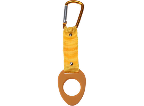 Flaskeholder ring m/klips 16x4x5cm 3ass PP-materiale blå,oker,grå 