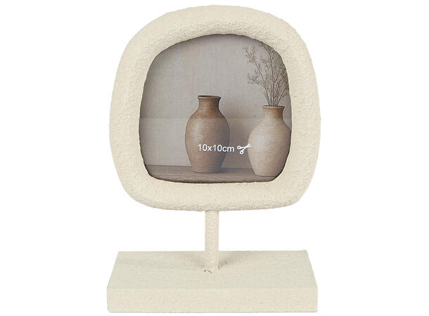 Fotoramme 10x10 bilde krem tre 12x17x5cm 