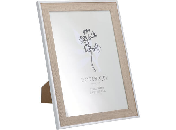 Fotoramme trelook A4 m/glass 3ass Forpk 12stk Ramme av PS 