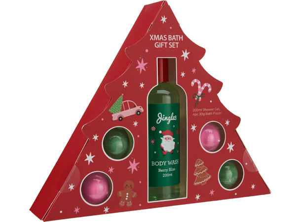 Gavesett 200ml bodywash 4x30g badesalt 