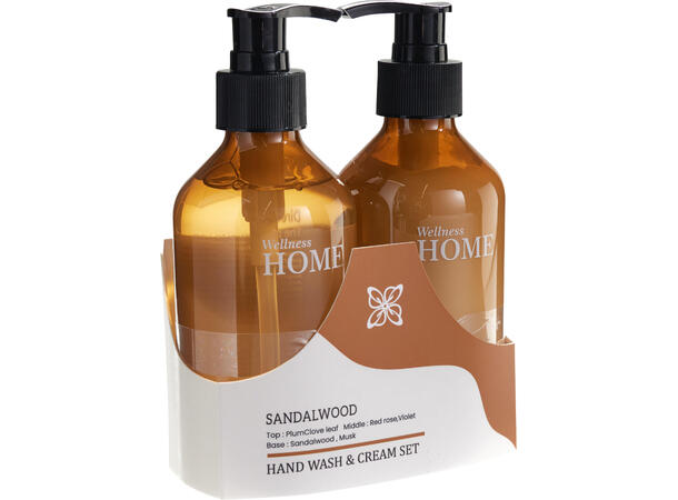Gavesett 2x300ml håndsåpe håndkrem 3ass 