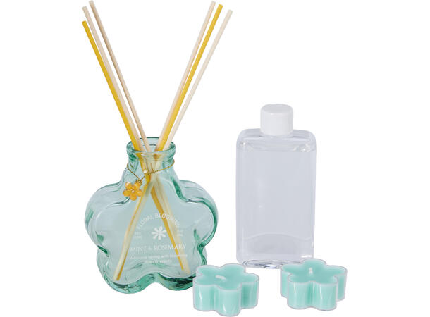 Gavesett Aroma duftolje og duftlys 3ass Forpk 12stk Diffuser Refill Lys 