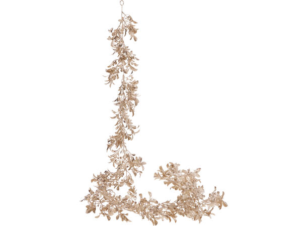 Girlander gull/champa/glitter 175cm 2ass 