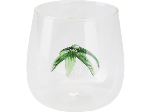 Glass blankt figur inni 8x9cm 300ml 3ass Forpakning: 12stk Flamingo/palme/ananas 