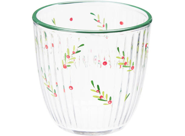 Glass juledesign 295ml 8,5x9cm Materiale: Glass 