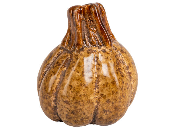 Gresskar dekor brun keramikk 4,5x7,1cm 