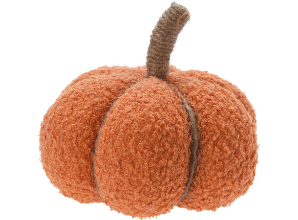 Gresskar dekor tekstil 17x17x14cm 3ass Materiale: Polyester, skum og jute 