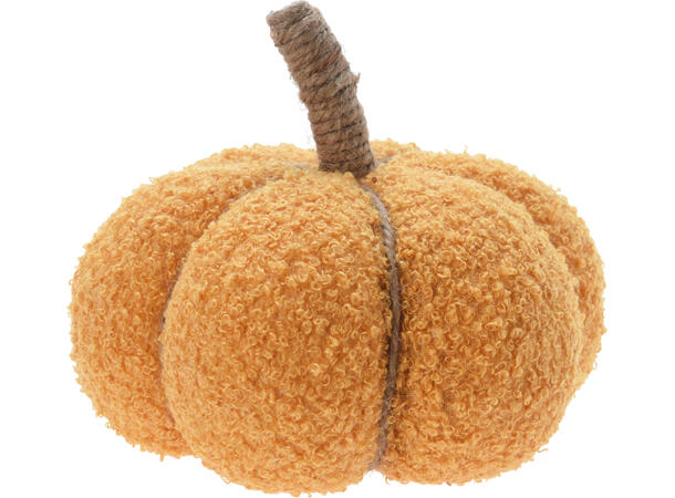 Gresskar dekor tekstil 17x17x14cm 3ass Materiale: Polyester, skum og jute 