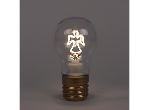 Jul LED fasong som lyspære 7x12,5cm 4ass 