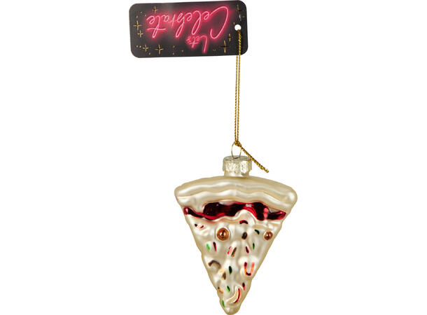 Juletrepynt fastfood glass 6,5x7cm 4ass 12 assortert i eske 