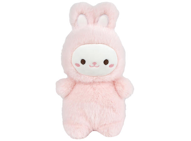 Kanin rosa hvit plysj 19cm 2ass Forpk 6stk Take Me Home Plysj 