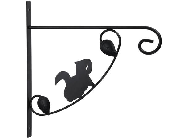 Krok sort metall m/dyr 28x25cm 3ass Forpakning: 12stk 