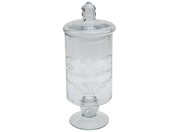 Krukke mønstret resirkulert 10x27 cm Volum: 1,5 liter 