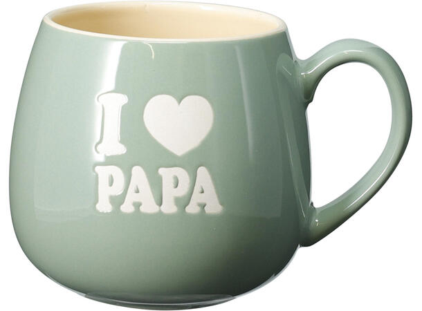 Krus Papa Dad keramikk 440ml 3ass Forpk 6stk 