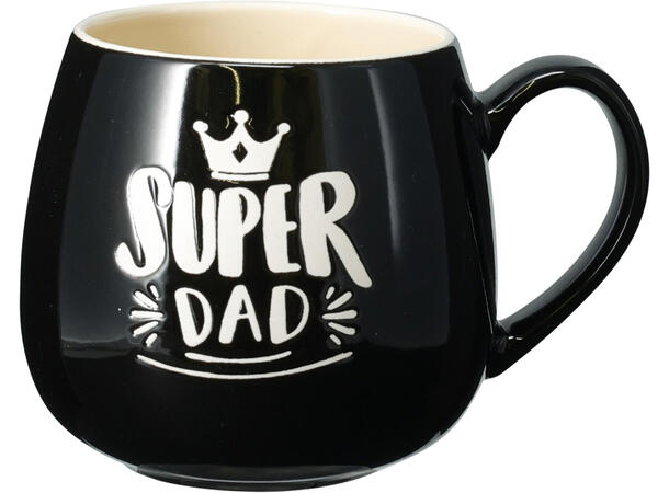 Krus Papa Dad keramikk 440ml 3ass 