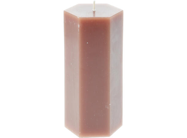 Kubbelys 6-kantet 7x14cm jordfarger 3ass 