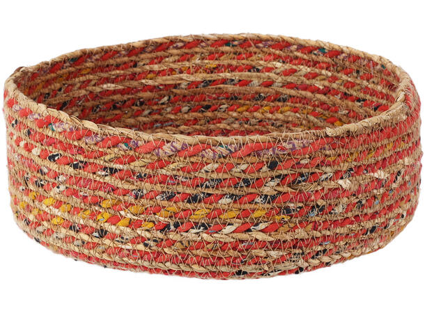 Kurv rund assortert flettet sjøgress s/3 Str:19x7, 22x9, 25x9cm 