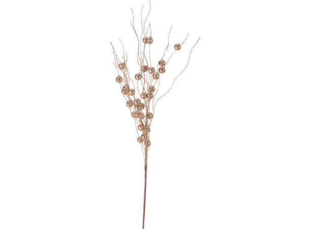 Kvist gren m/bær champagne 58cm Forpk 48stk 
