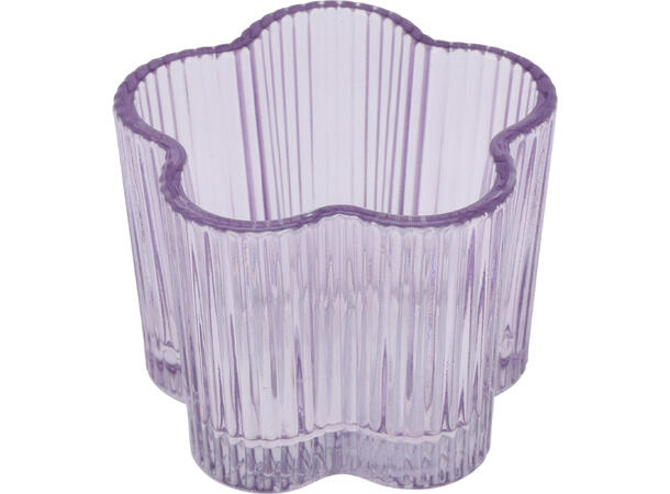 Lysestake telys blomster 8x8xcm 6ass Forpk:36st Rosa,gul,oran,rosa,hvit,grønn 