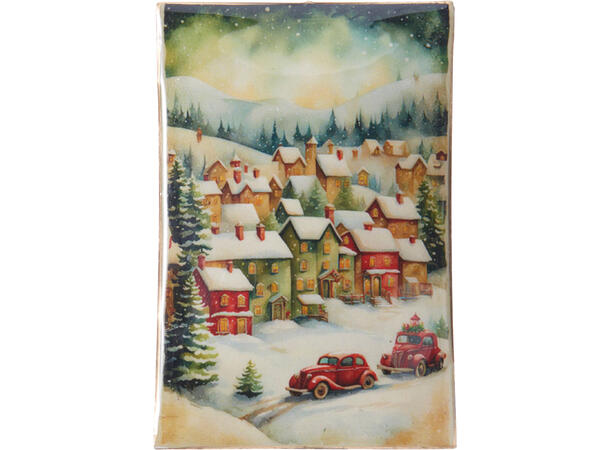 Magnet Metall julefigurer 10cm 8ass Display 72stk 